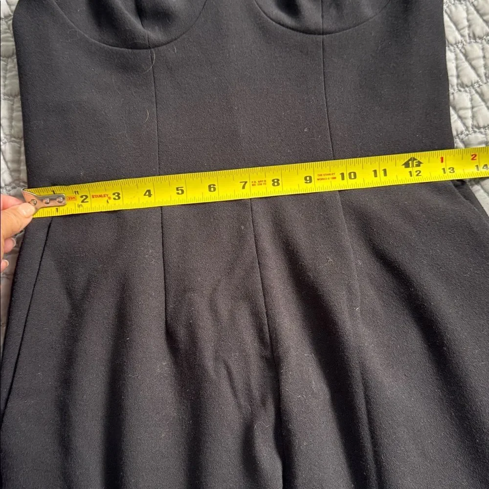 Haute Hippie Black BustierJumpsuit w/Pockets. Size 2 - Picture 10 of 13